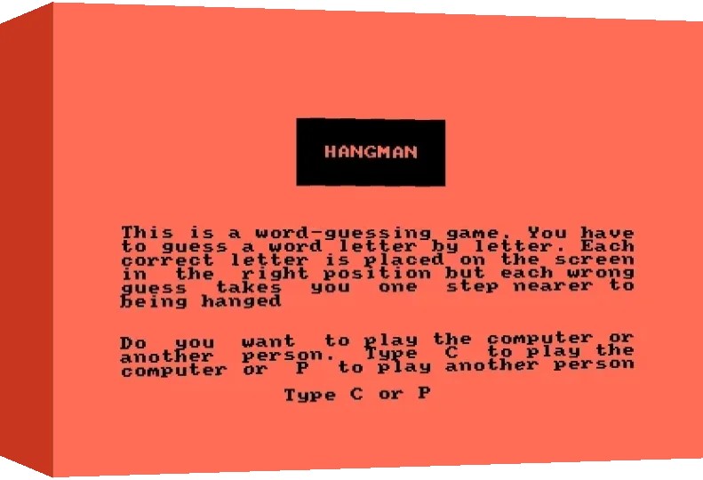 Hangman 2 — box-3D (WOR)