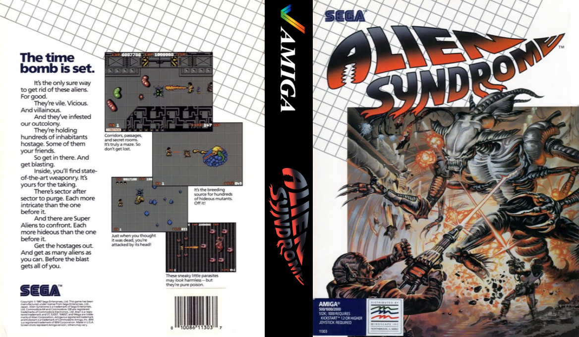 Alien Syndrome — box-texture (US)