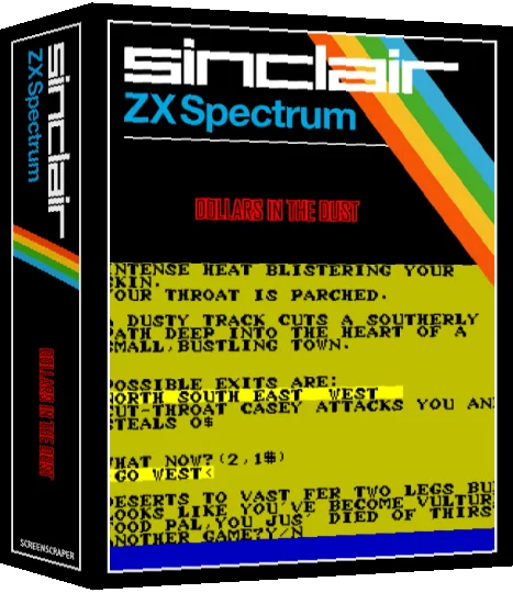 Dollars in the Dust — box-3D (SS)