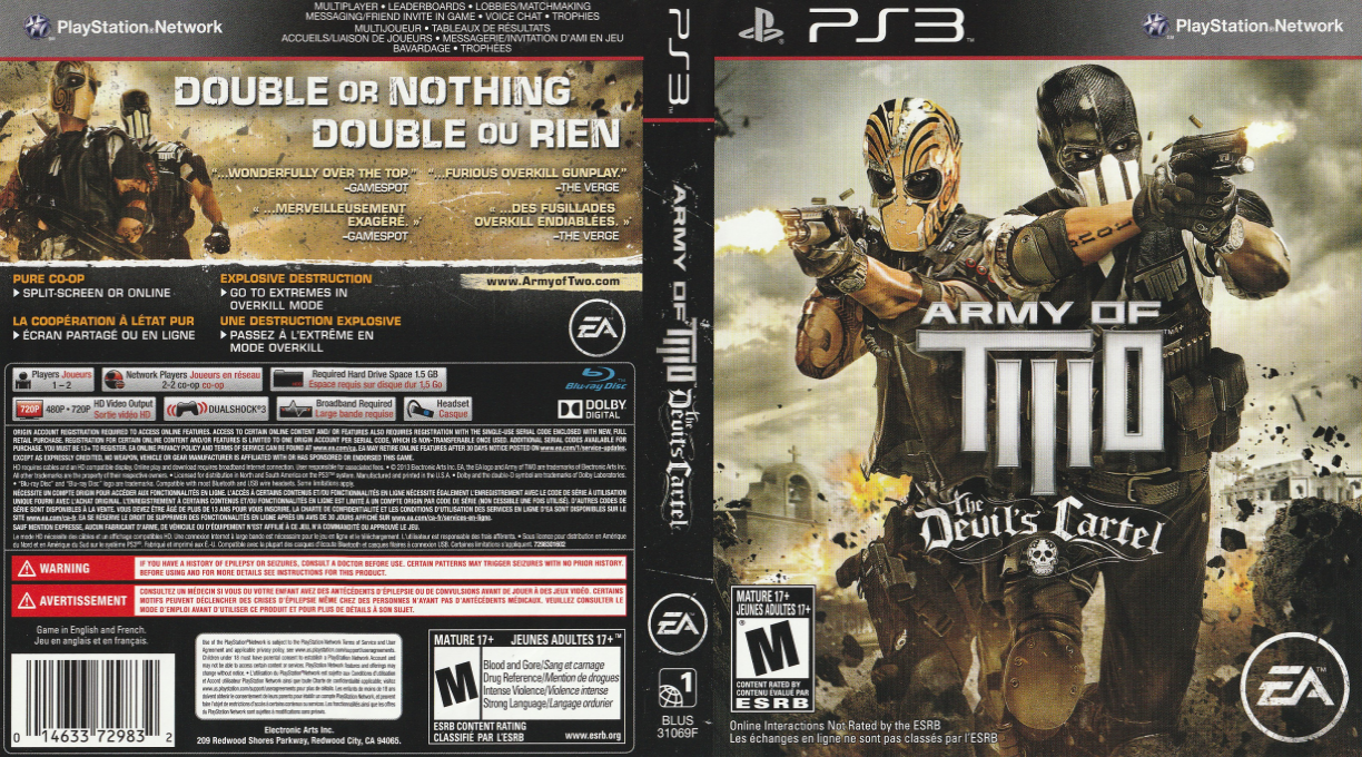 Army of Two - The Devil's Cartel — box-texture (CA)