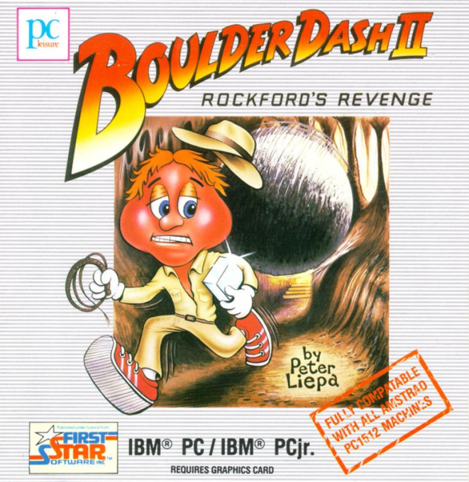 Boulder Dash 2 - Rockford's Revenge box art