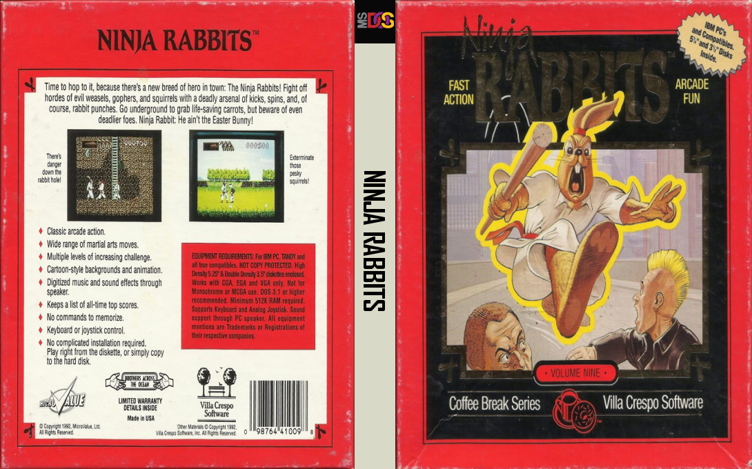 Ninja Rabbits — box-texture (US)
