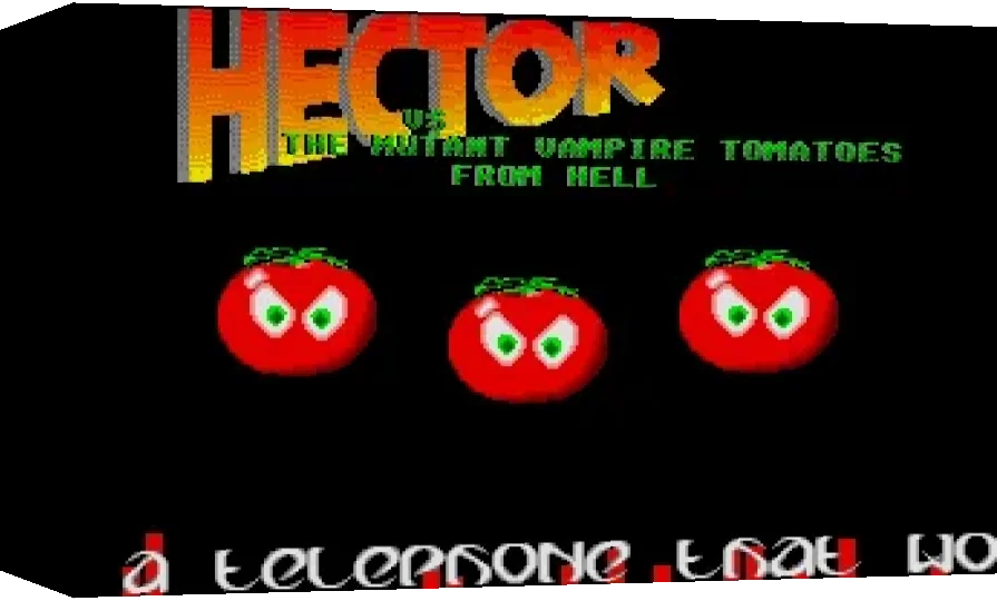 Hector Vs. The Mutant Vampire Tomatoes From Hell — box-3D (WOR)