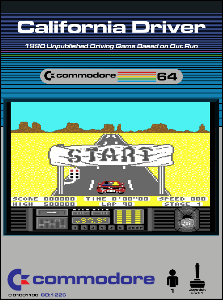 California Driver box art
