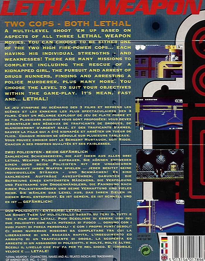 Lethal Weapon — box-2D-back (WOR)