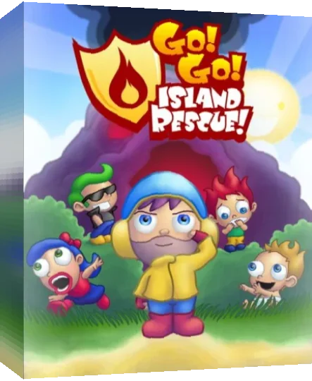 Go! Go! Island Rescue! — box-3D (WOR)