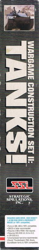 Wargame Construction Set 2 - Tanks! — box-2D-side (US)