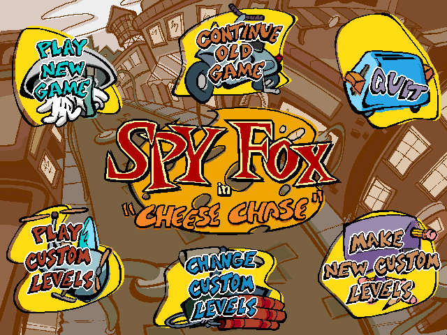 Spy Fox in Cheese Chase — sstitle (WOR)