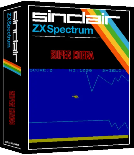 Super Cobra — box-3D (SS)