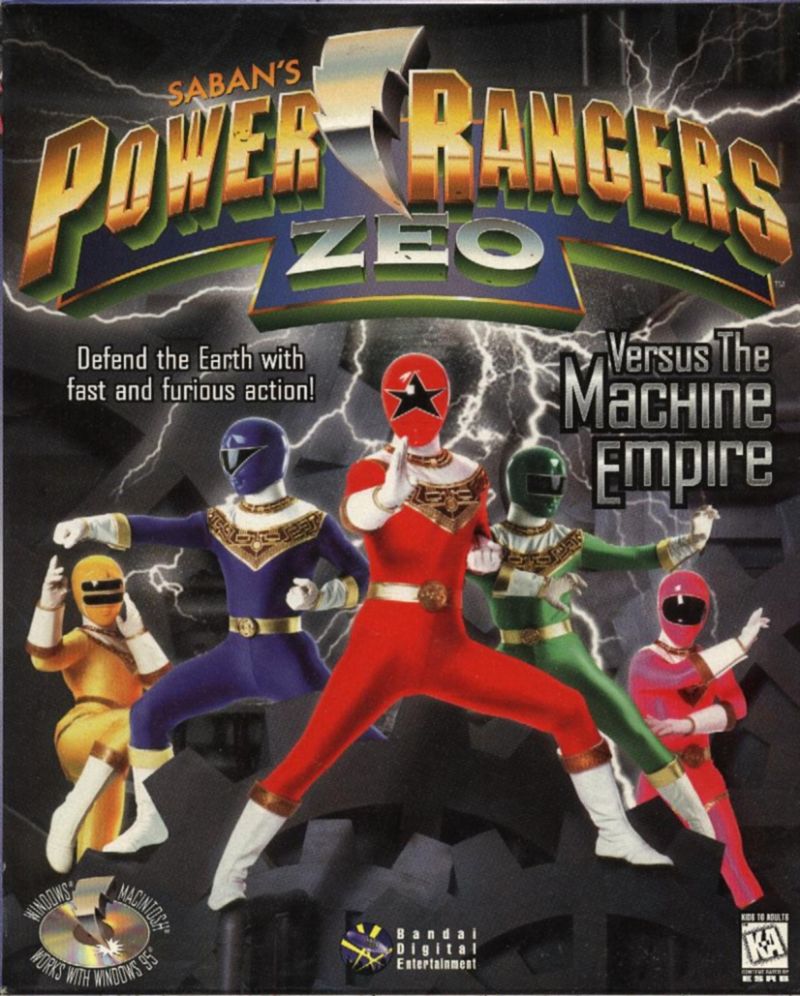 Saban's Power Rangers Zeo Versus The Machine Empire box art