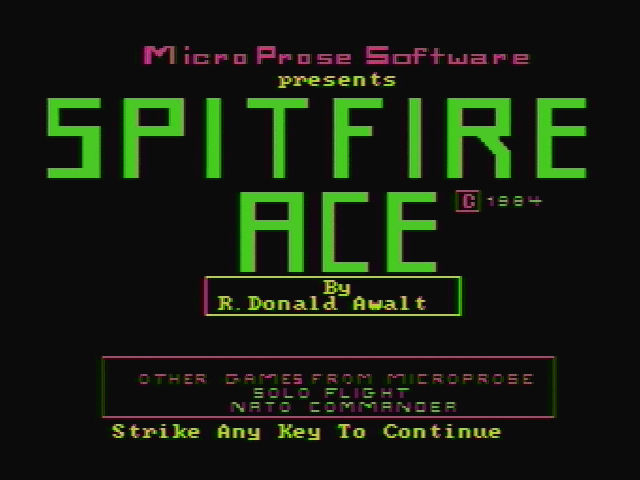 Spitfire Ace — sstitle (US)