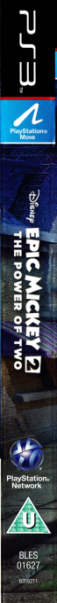 Disney Epic Mickey 2 - The Power of Two — box-2D-side (EU)