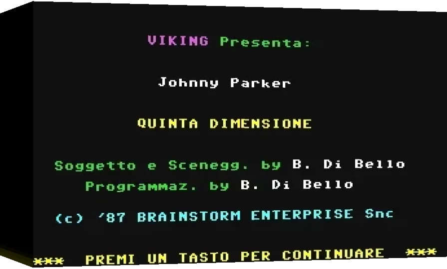 Johnny Parker : Quinta Dimensione — box-3D (WOR)