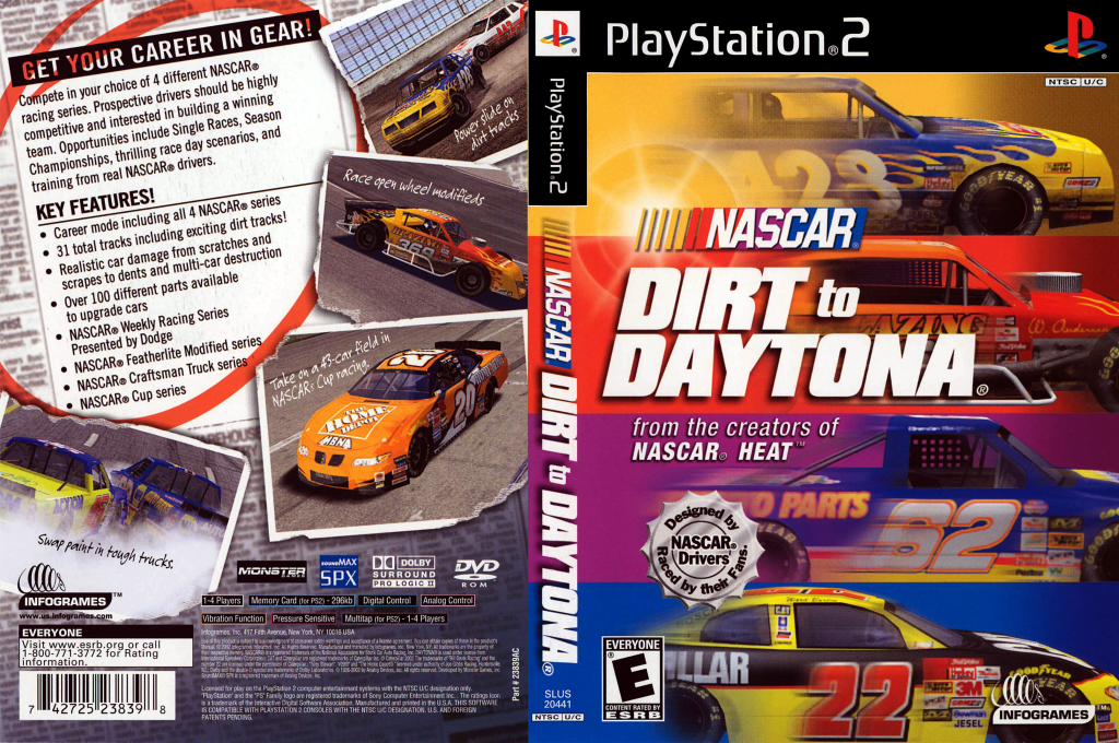 NASCAR - Dirt to Daytona — box-texture (US)