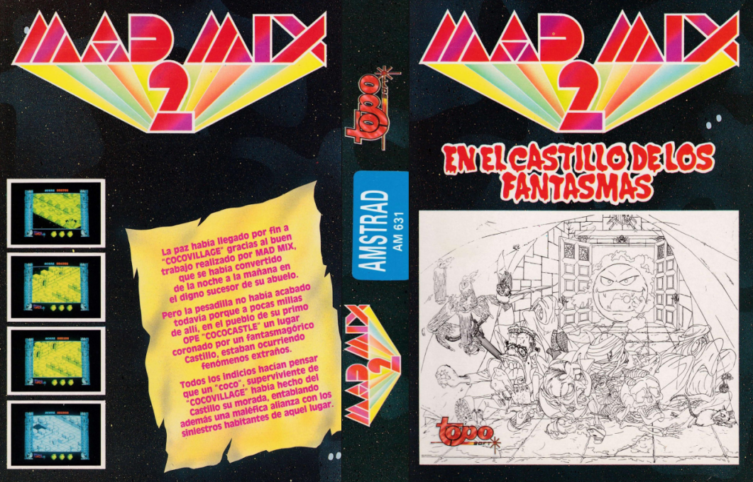 Mad Mix 2 - En El Castillo De Los Fantasmas — box-texture (SP)