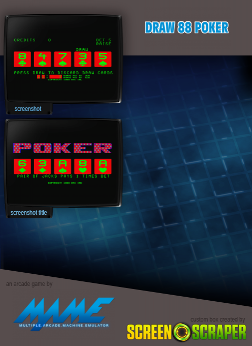 Draw 88 Poker — box-2D-back (SS)