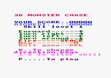 3D Monster Chase — sstitle (EU)