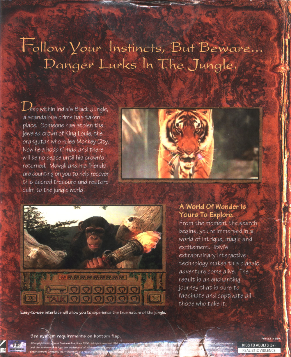 Jungle Book — box-2D-back (US)