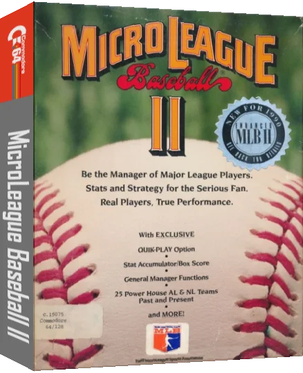 Microleague Baseball 2 — box-3D (US)