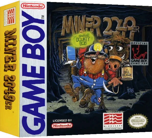 Miner 2049er Starring Bounty Bob — box-3D (US)