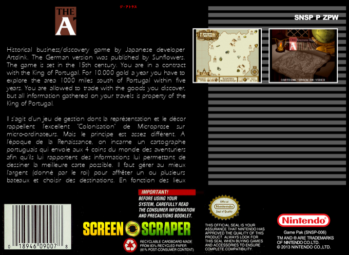 Atlas - Renaissance Voyager, The — box-2D-back (SS)