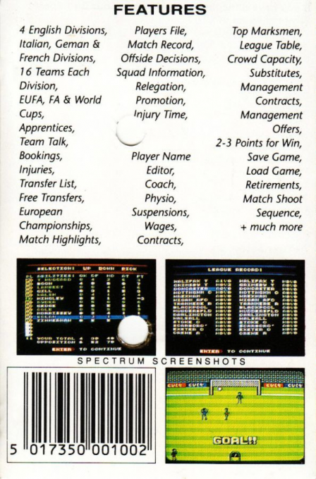Striker Manager — box-2D-back (EU)