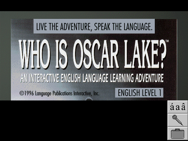 Who is Oscar Lake? — sstitle (WOR)