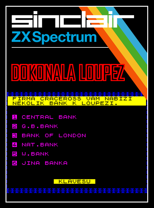 Dokonalá loupež box art