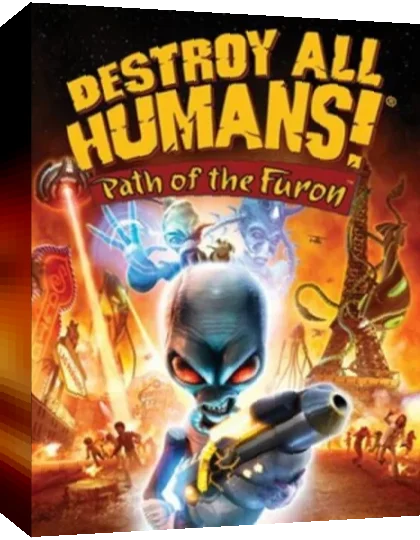 Destroy All Humans! Path of the Furon — box-3D (EU)