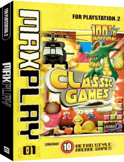 MaxPlay Classic Games Volume 1 — box-3D (EU)