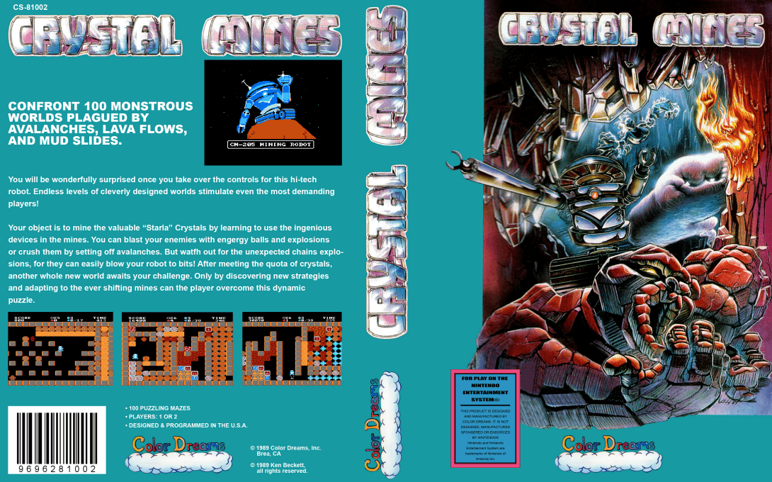 Crystal Mines — box-texture (US)