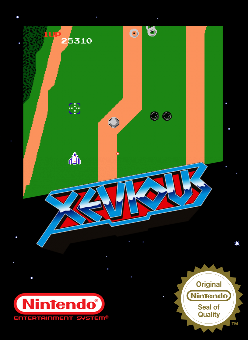 Xevious - The Avenger — box-2D (SS)