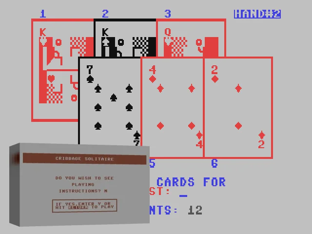 Cribbage Solitaire — mixrbv2 (WOR)