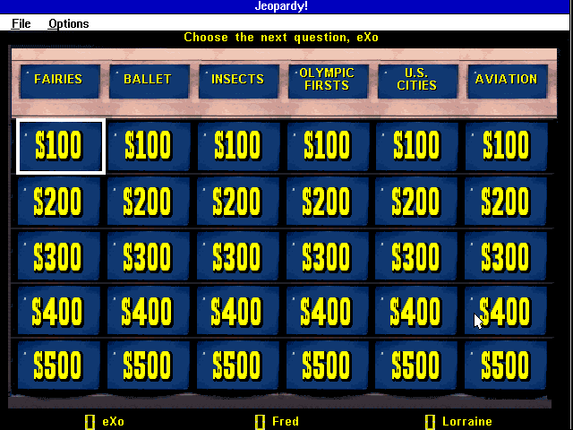 Jeopardy! Deluxe Edition — ss (WOR)