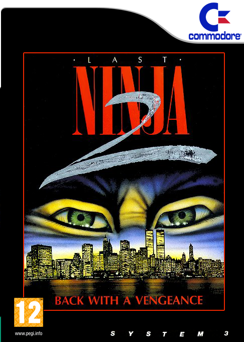 Last Ninja 2 - Back With A Vengeance — box-2D (EU)