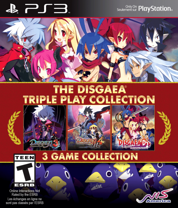 Disgaea Triple Play Collection, The box art