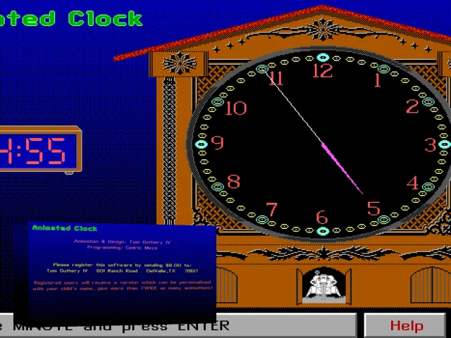 Animated Clock v3.0 — mixrbv2 (WOR)