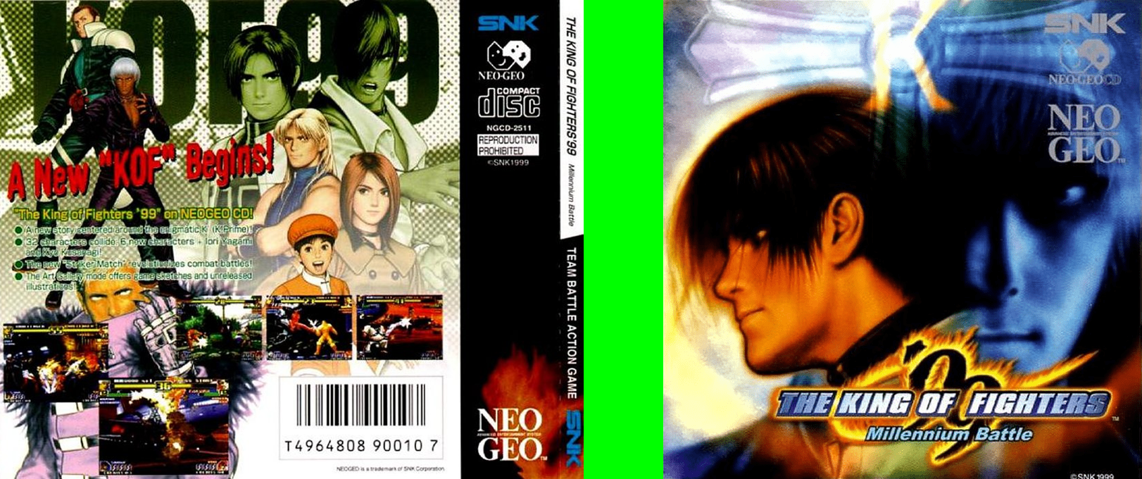 King Of Fighters '99, The — box-texture (WOR)
