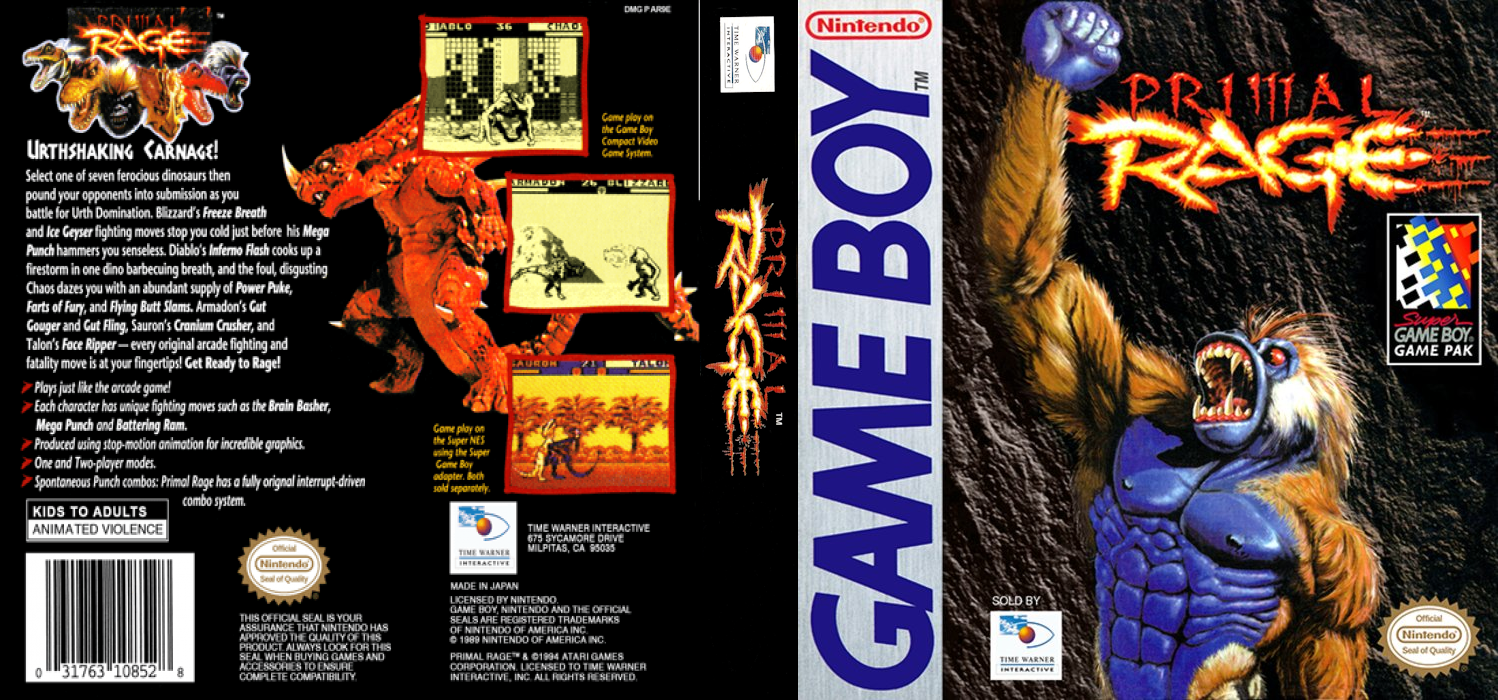 Primal Rage — box-texture (US)