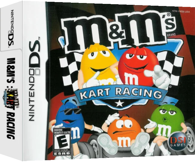 M&M's - Kart Racing — box-3D (US)