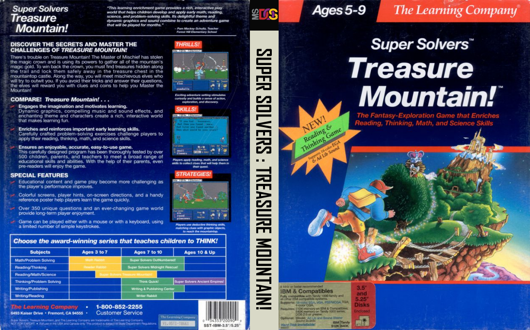 Super Solvers - Treasure Mountain! — box-texture (US)