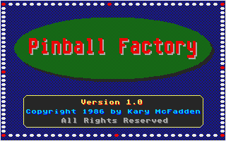 Pinball Factory — sstitle (WOR)