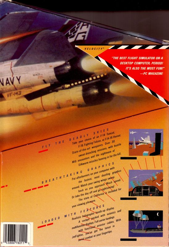 JetFighter - The Adventure — box-2D-back (US)