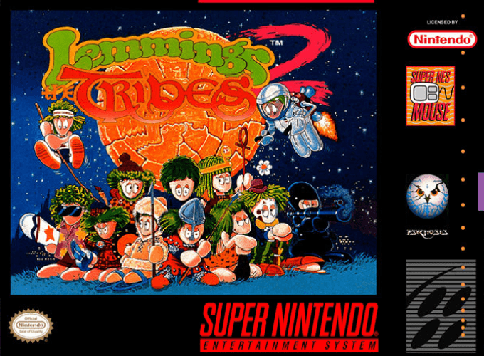 Lemmings 2 - The Tribes box art