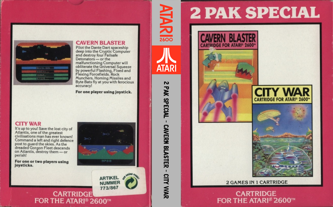 2 Pak Special - Cavern Blaster - City War — box-texture (EU)