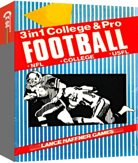 3 in 1 College & Pro Football — box-3D (US)