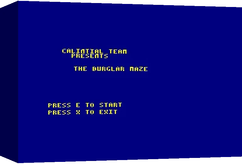 Burglar Maze, The — box-3D (WOR)