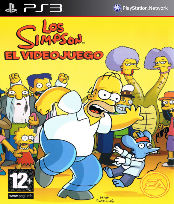 Simpsons, Die - Das Spiel — box-2D (SP)