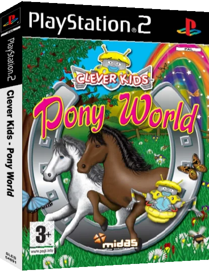 Clever Kids - Pony World — box-3D (EU)