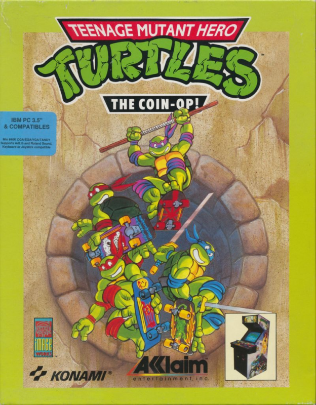 Teenage Mutant Hero Turtles - The Coin-Op! — box-2D (EU)
